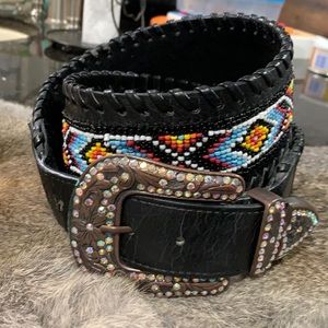 Aztec wide belt